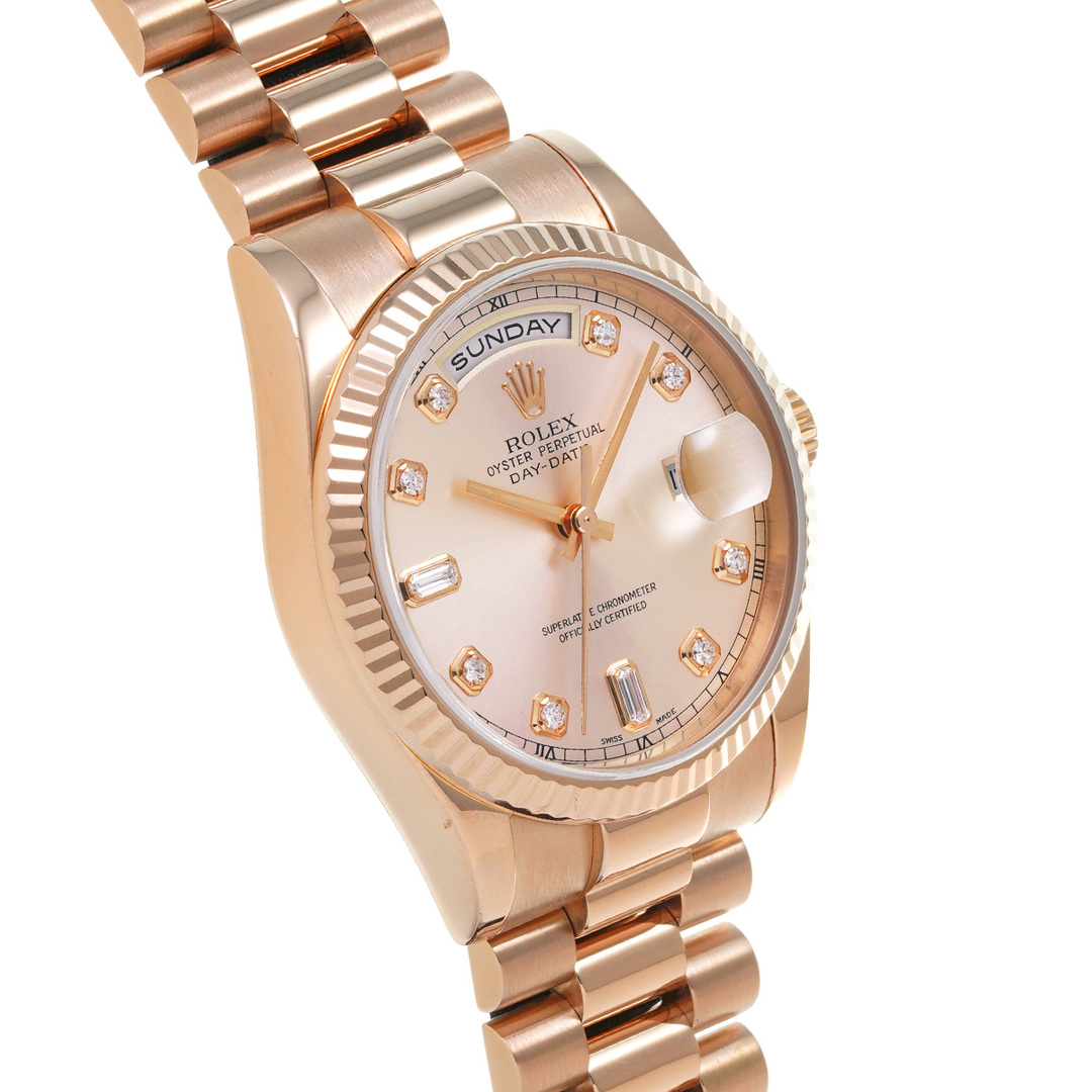 ROLEX(ロレックス)の中古 ロレックス ROLEX 118235A ランダムシリアル ピンク /ダイヤモンド メンズ 腕時計 メンズの時計(腕時計(アナログ))の商品写真
