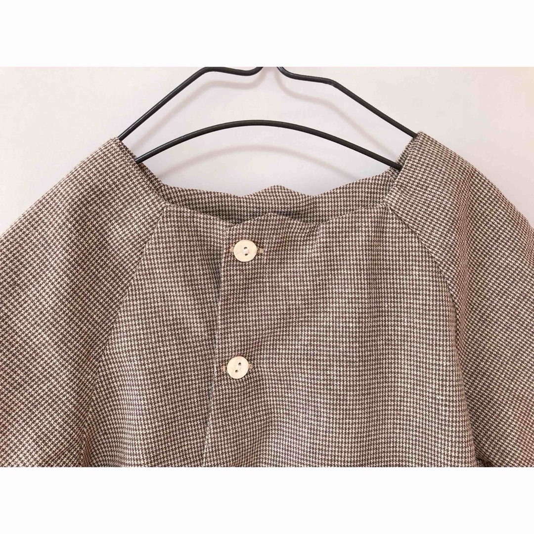 新品　レトロワンピース　半袖　女の子　春夏　秋 キッズ/ベビー/マタニティのキッズ服女の子用(90cm~)(ワンピース)の商品写真