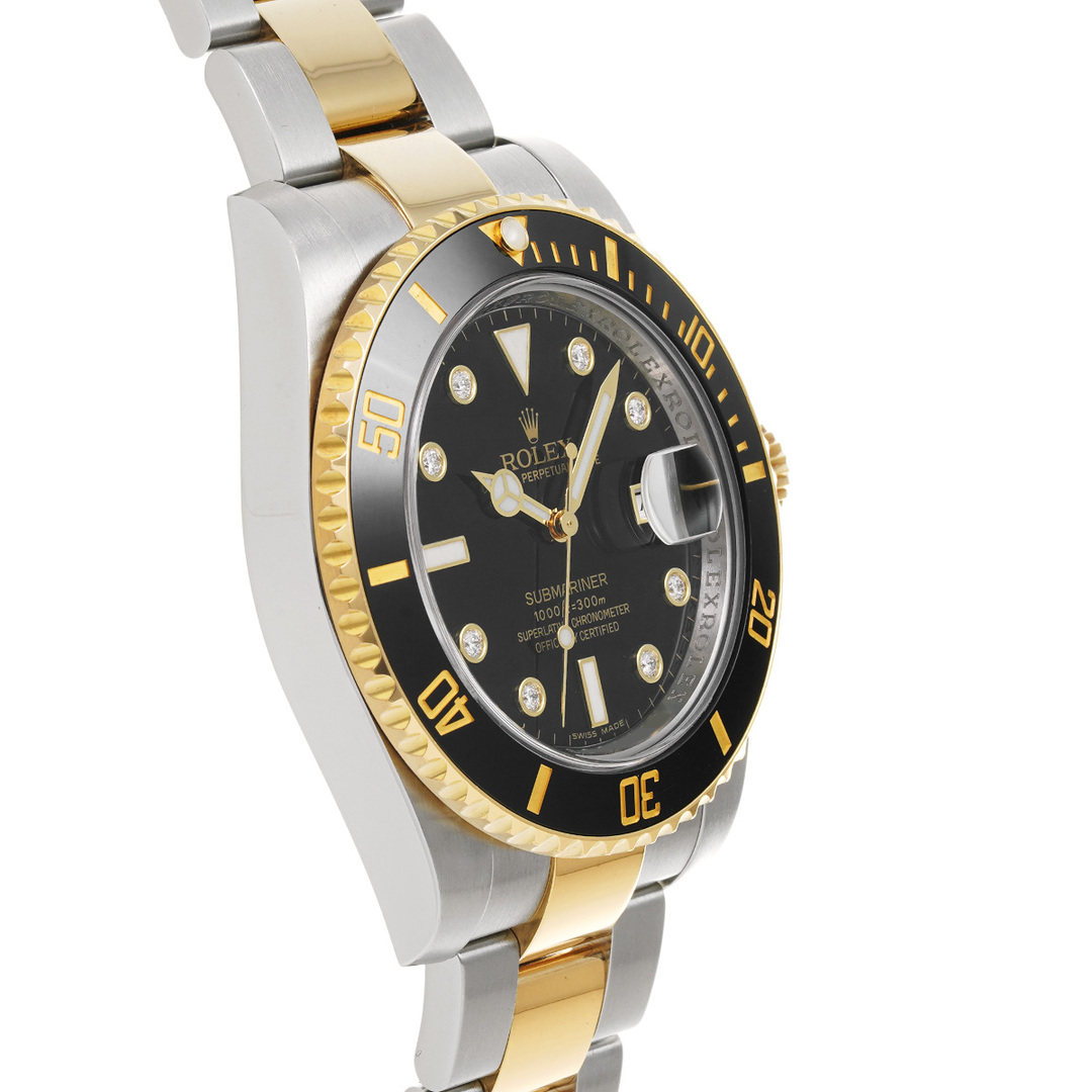 ROLEX(ロレックス)の中古 ロレックス ROLEX 116613LNG ランダムシリアル ブラック /ダイヤモンド メンズ 腕時計 メンズの時計(腕時計(アナログ))の商品写真