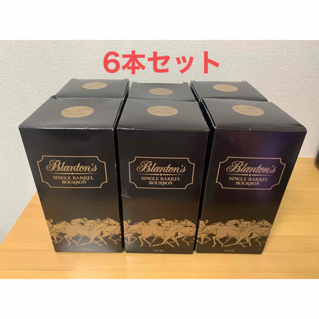 〈新品・箱付き〉ブラントンブラック6本　正規品 食品/飲料/酒の酒(ウイスキー)の商品写真