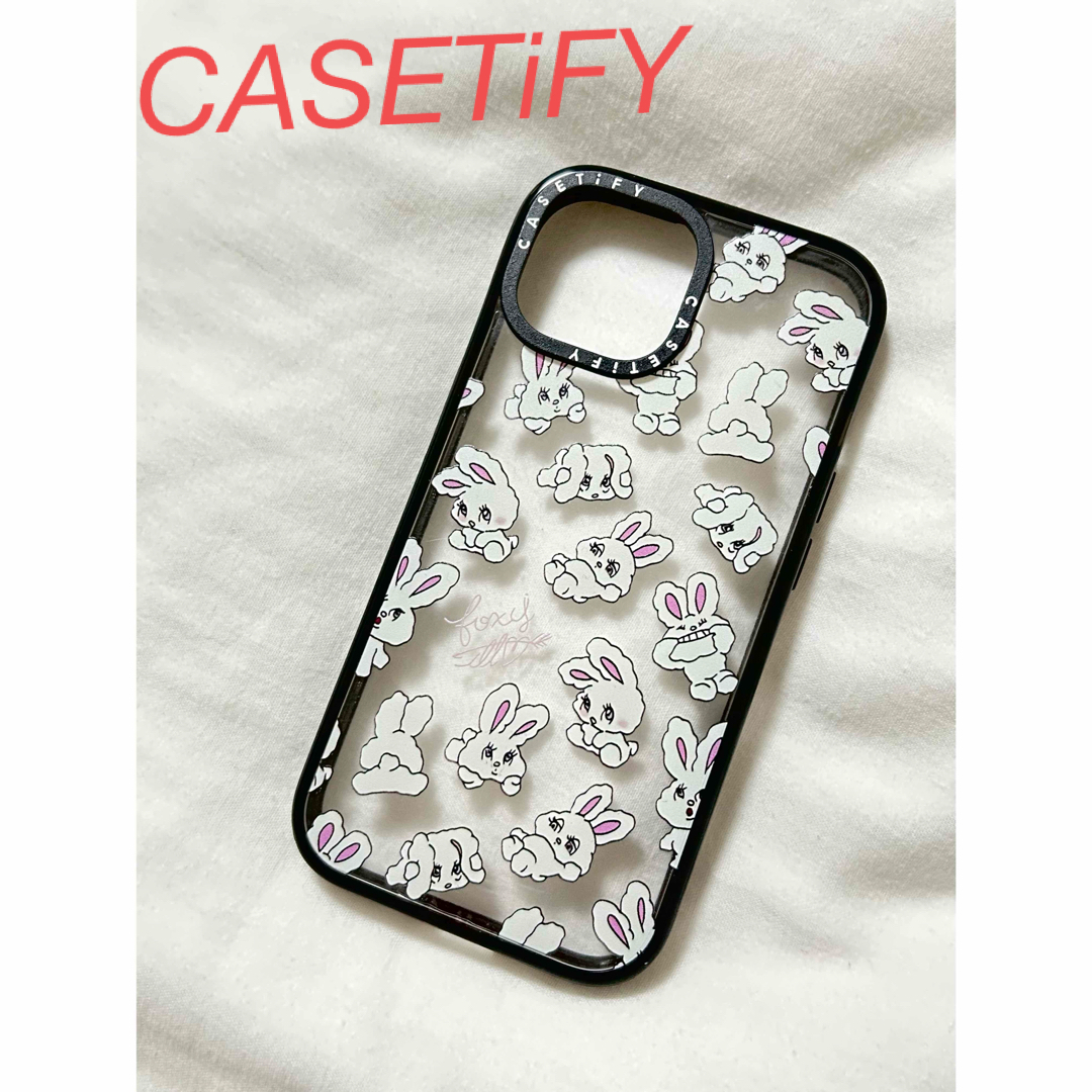 iPhone(アイフォーン)のCASETiFY iPhone15フォクシー バニーケースティファイ スマホ/家電/カメラのスマホアクセサリー(iPhoneケース)の商品写真