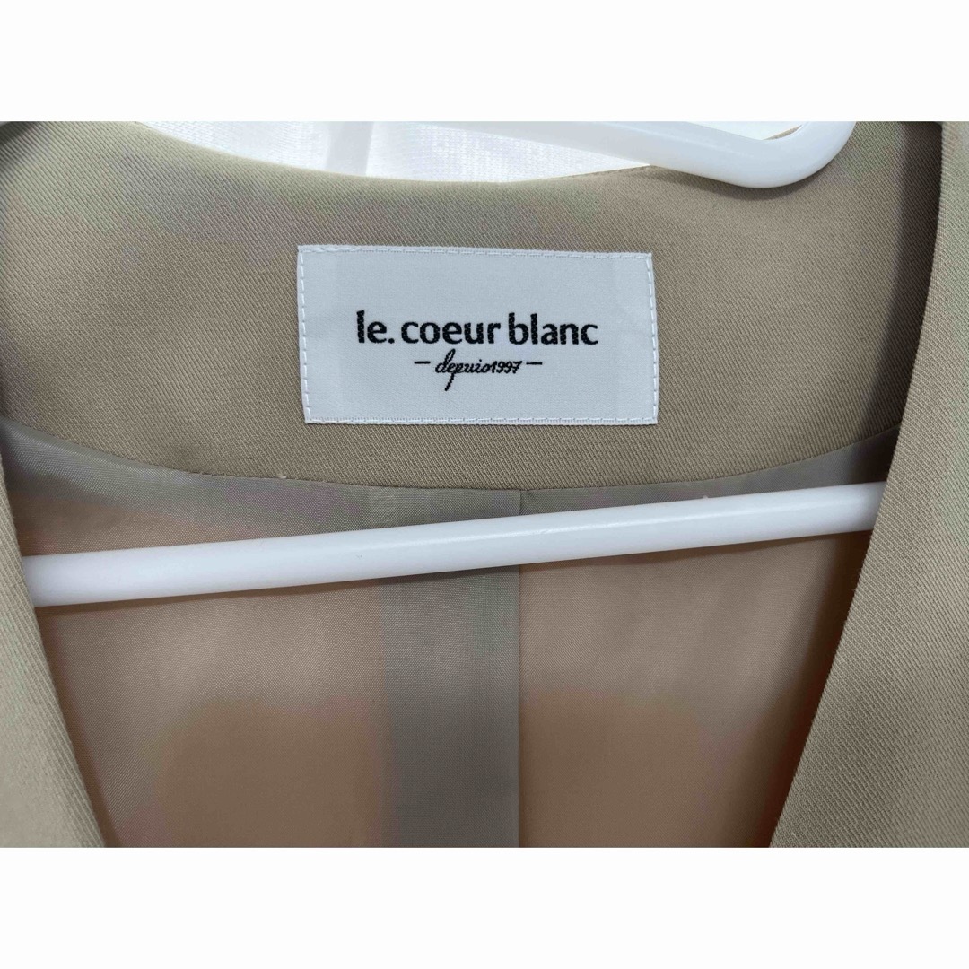 le.coeur blanc(ルクールブラン)のルクールブラン　ベージュ　2wayジレジャンパースカート　 レディースのスカート(ロングスカート)の商品写真