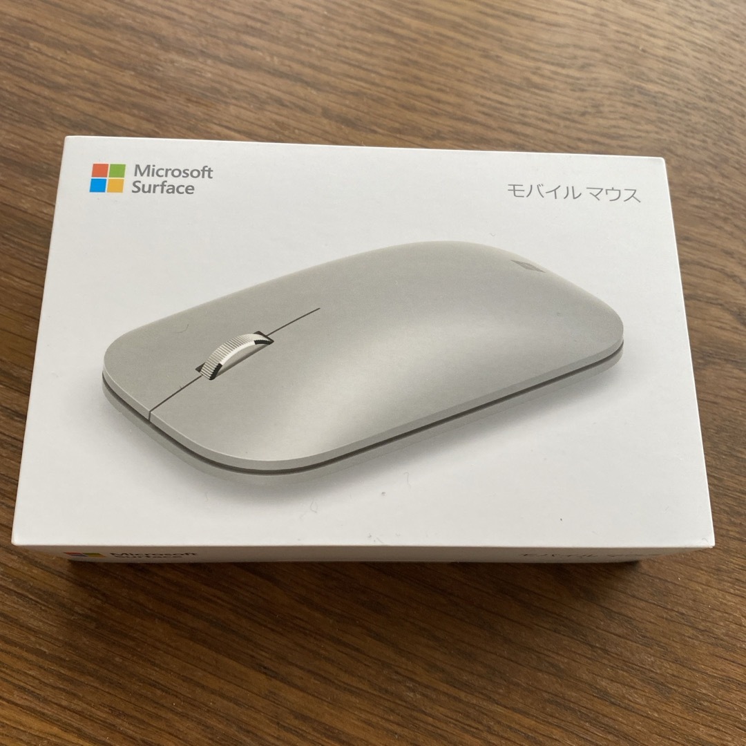 Microsoft(マイクロソフト)のマイクロソフト Surface Mobile Mouse プラチナ KGZ-00 スマホ/家電/カメラのPC/タブレット(ノートPC)の商品写真