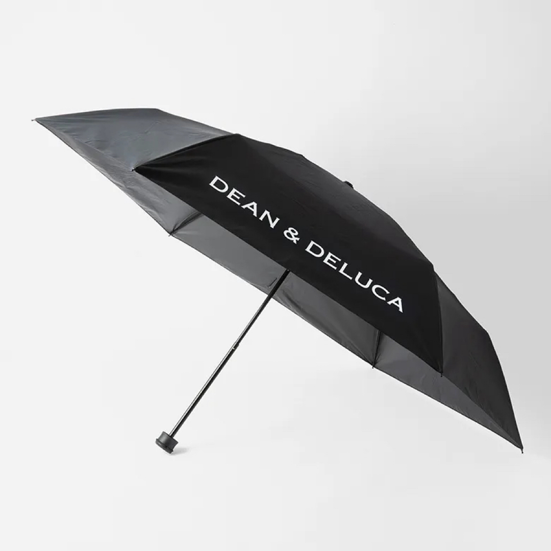 DEAN & DELUCA(ディーンアンドデルーカ)の【新品】ディーンアンドデルーカ　折りたたみ傘（晴雨兼用）ブラック レディースのファッション小物(傘)の商品写真