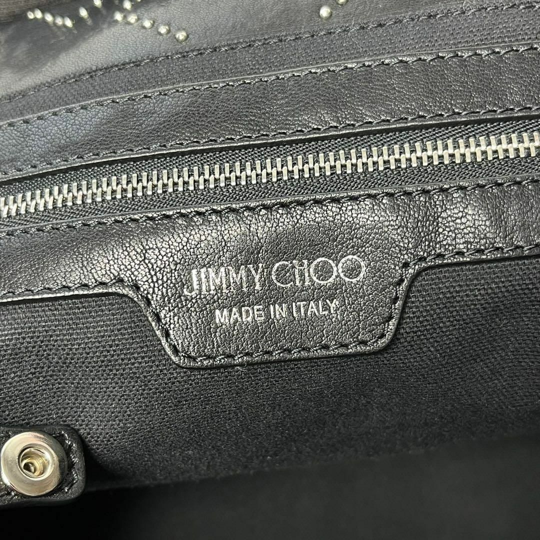 JIMMY CHOO(ジミーチュウ)の【美品・保存袋付】ジミーチュウ　ソフィア　M スター　ブラック　トートバッグ レディースのバッグ(トートバッグ)の商品写真