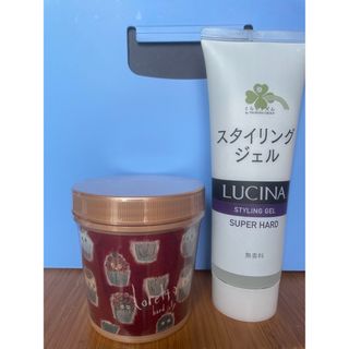 マンダム(Mandom)のロレッタ ハードゼリー + LUCINA スタイリングジェル 無香料225g(ヘアムース/ヘアジェル)