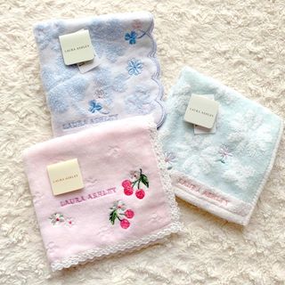 ローラアシュレイ(LAURA ASHLEY)の《未使用》LAURAASHLEY タオルハンカチ(ハンカチ)