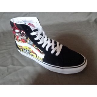 ヴァンズ(VANS)のバンズ USA限定【Sk8 Hi】Santa flame black 27.5㌢(スニーカー)