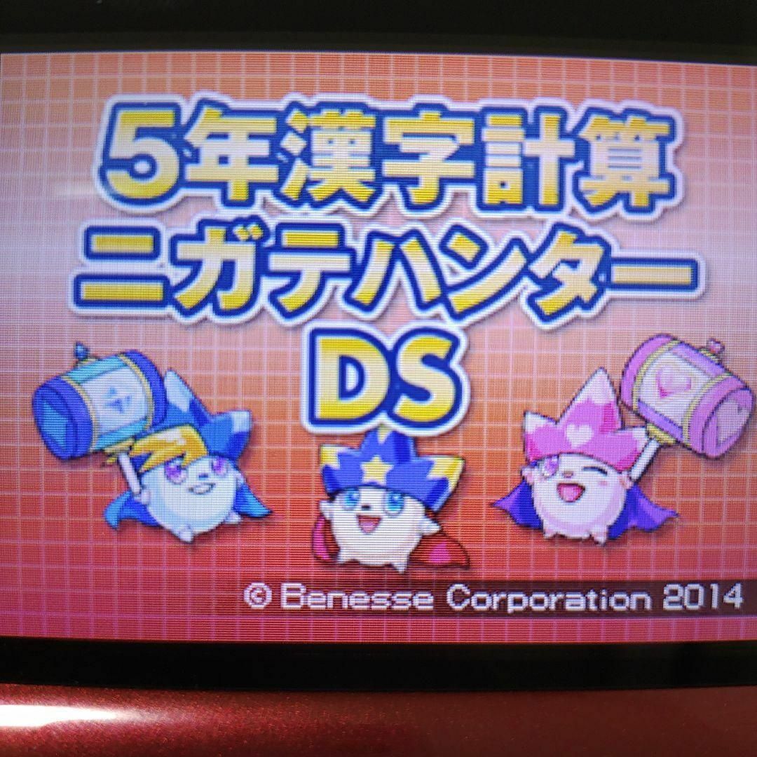 ニンテンドーDS(ニンテンドーDS)の5年漢字計算　ニガテハンター　ds エンタメ/ホビーのゲームソフト/ゲーム機本体(携帯用ゲームソフト)の商品写真