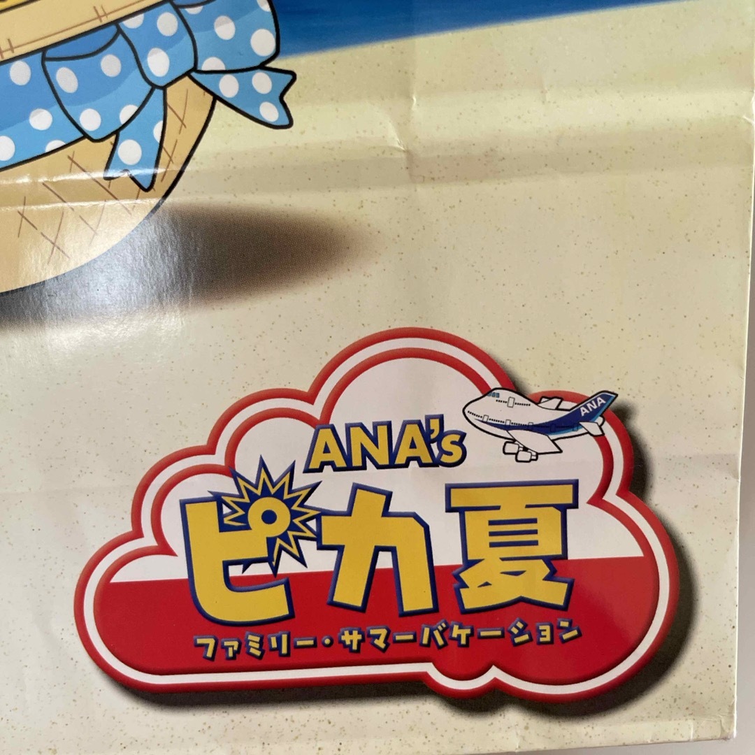 ANA(全日本空輸)(エーエヌエー(ゼンニッポンクウユ))のANA ポケモン 紙袋 ピカ夏 全日空ホリデー 約30年前 インテリア/住まい/日用品の日用品/生活雑貨/旅行(その他)の商品写真