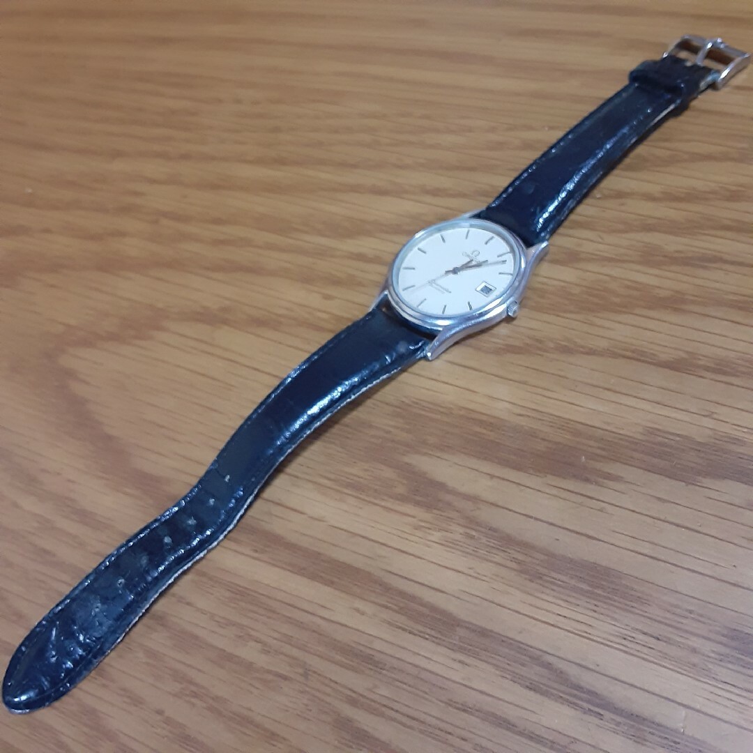 OMEGA(オメガ)のオメガ　ビンテージ　シーマスター　デイト　純正尾錠　メンズ腕時計　稼働品 メンズの時計(腕時計(アナログ))の商品写真