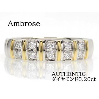 Ambrose アンブローズ Pt900 K18 AUTHENTIC リング