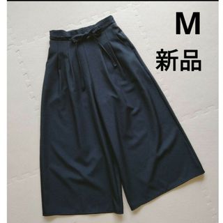 新品 しまむら タックワイドパンツ M