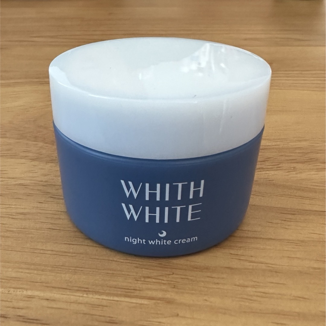 WHITH WHITE ナイトホワイトクリーム コスメ/美容のスキンケア/基礎化粧品(フェイスクリーム)の商品写真