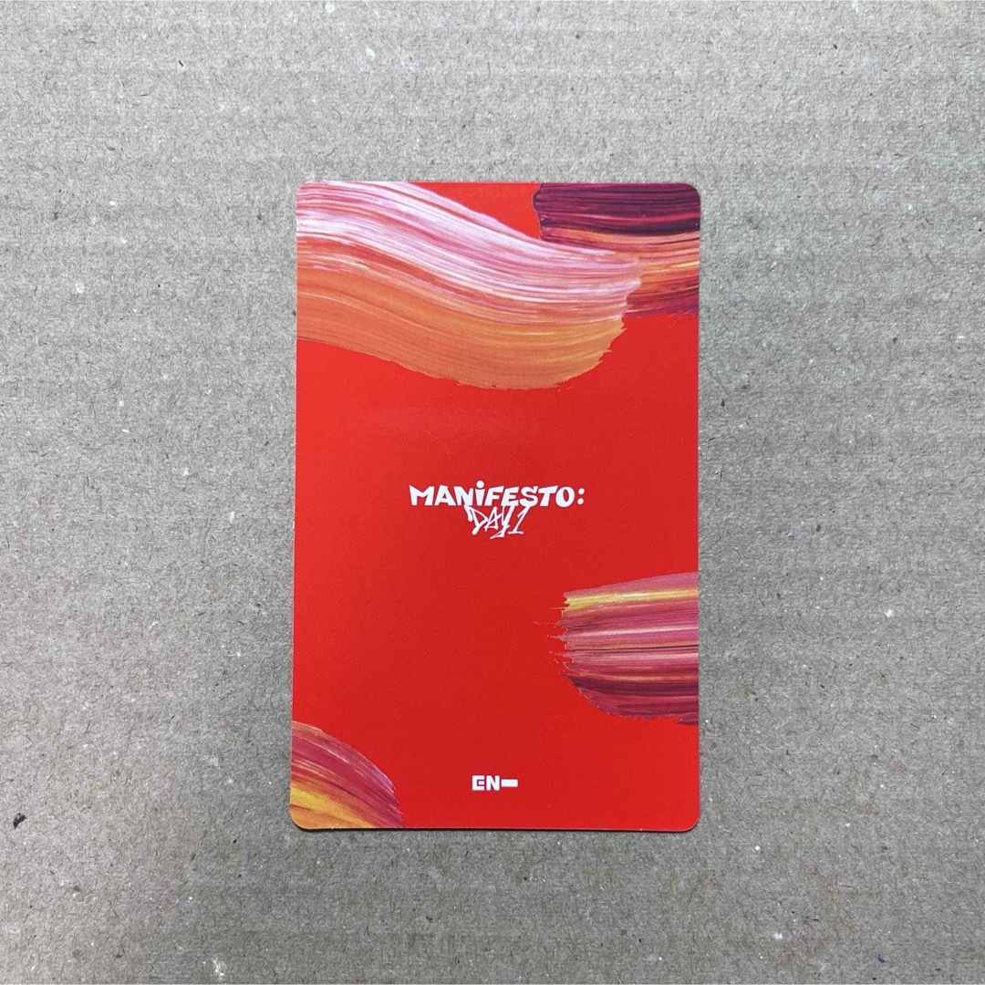 ENHYPEN(エンハイプン)のENHYPEN ジェイク トレカ manifesto engene ver エンタメ/ホビーのCD(K-POP/アジア)の商品写真
