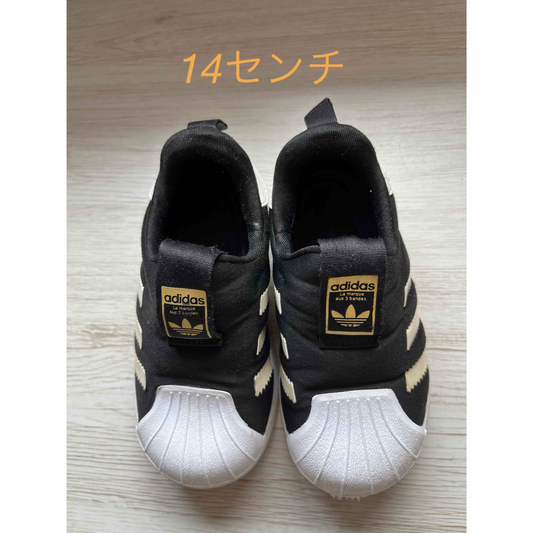 adidas(アディダス)のadidas ベビースニーカー　14センチ キッズ/ベビー/マタニティのベビー靴/シューズ(~14cm)(スリッポン)の商品写真