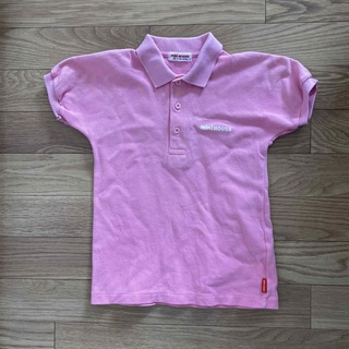 ミキハウス(mikihouse)のミキハウス トップス キッズ ポロシャツ 半袖 T110-B56 ピンク(Tシャツ/カットソー)