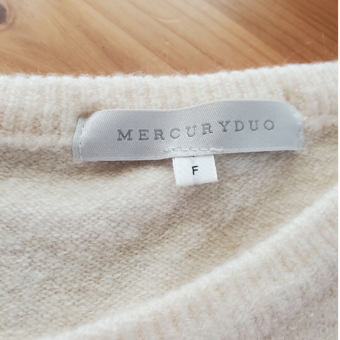 MERCURYDUO(マーキュリーデュオ)のMERCURYDOU マーキュリーデュオ　ざっくりニット　美品 レディースのトップス(ニット/セーター)の商品写真