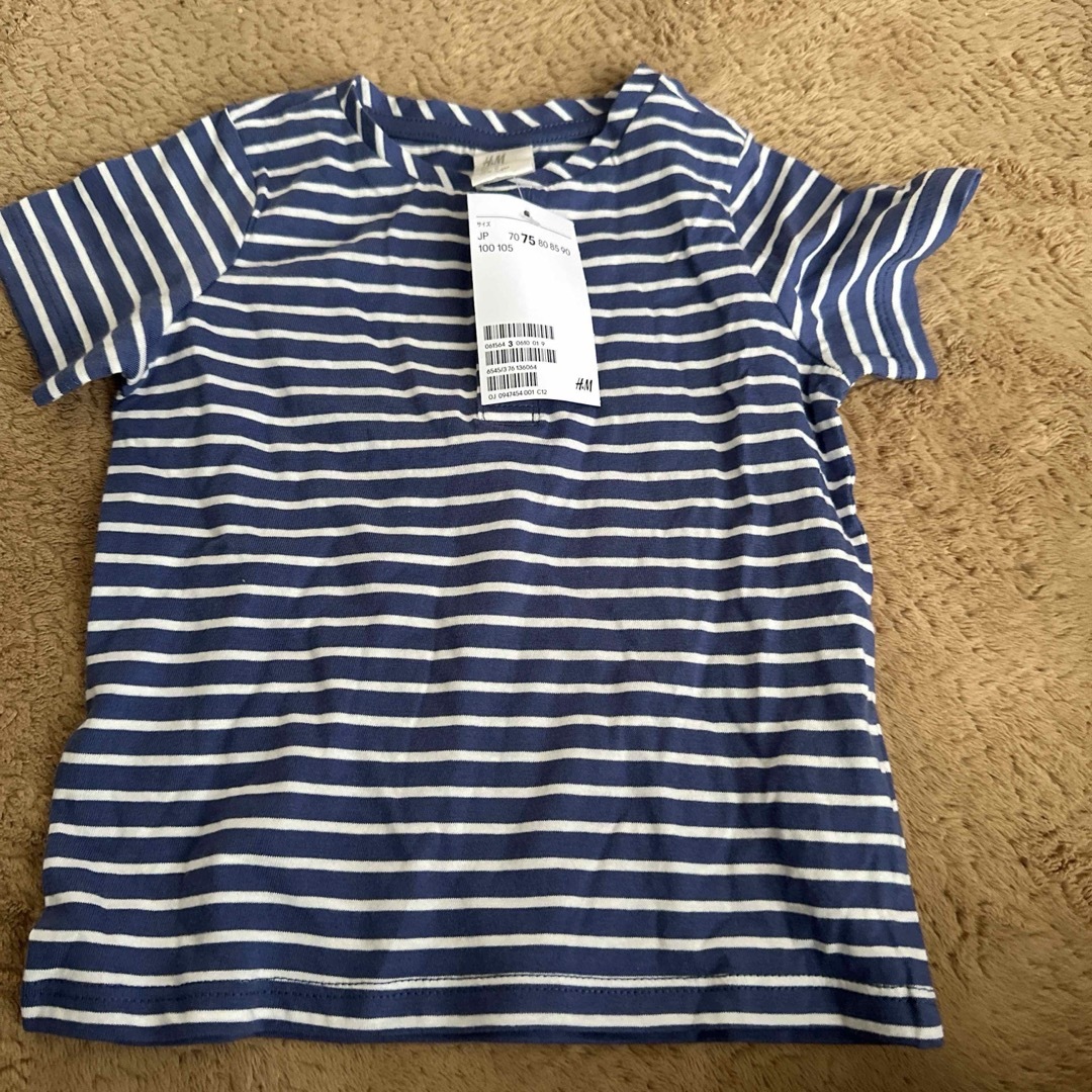 H&H(エイチアンドエイチ)のベビー　Tシャツ　半袖　70-75 キッズ/ベビー/マタニティのベビー服(~85cm)(Ｔシャツ)の商品写真