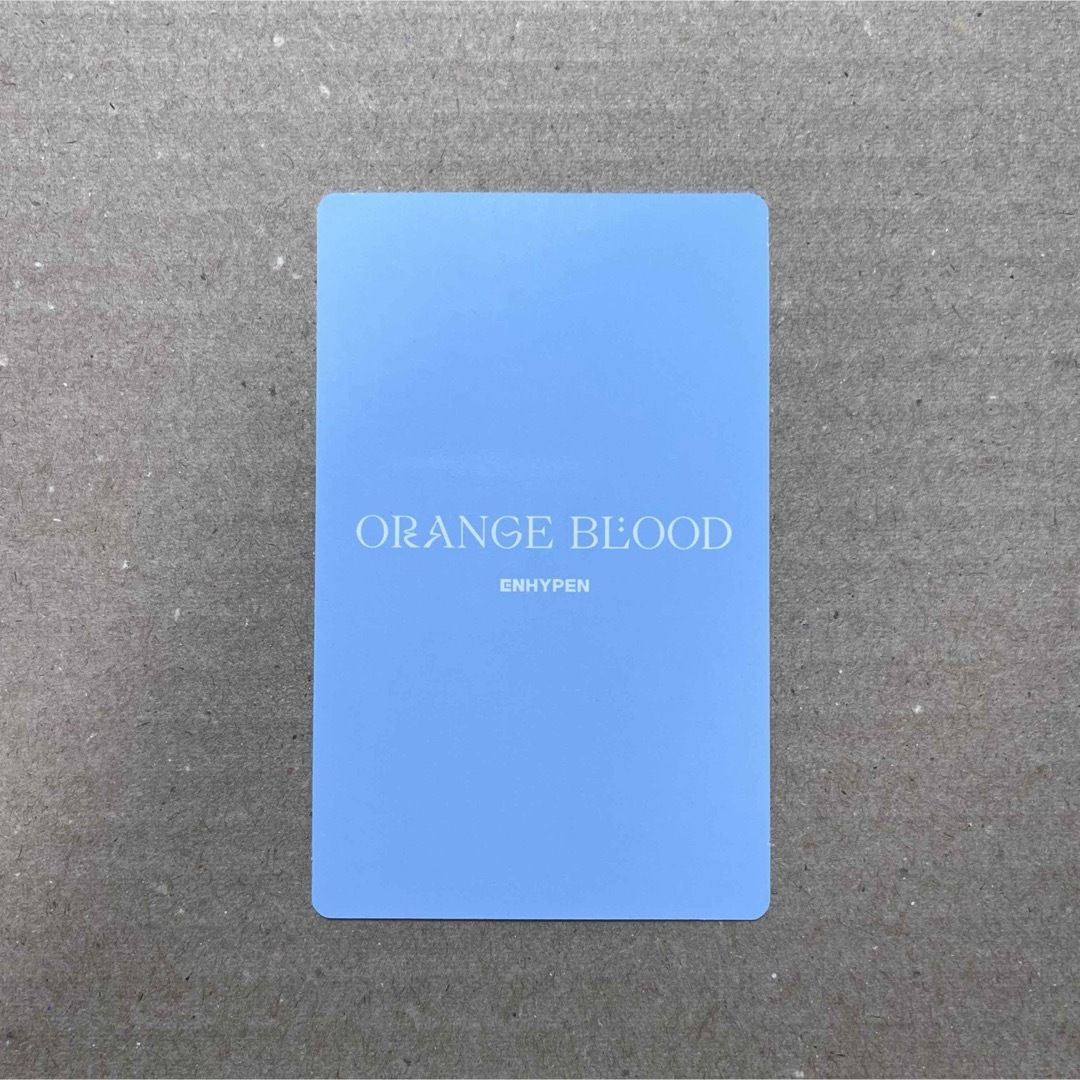 ENHYPEN(エンハイプン)のENHYPEN ニキ トレカ ORANGEBLOOD ENGENE ver エンタメ/ホビーのCD(K-POP/アジア)の商品写真