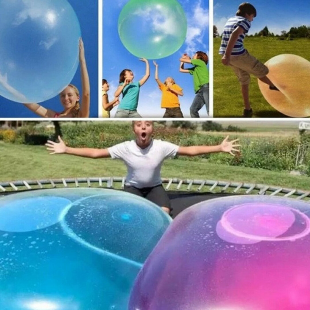 バブルボール 空気入れ 水風船 バルーンボール ビーチボール 針付き エアポンプ エンタメ/ホビーのおもちゃ/ぬいぐるみ(その他)の商品写真