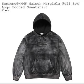 Supreme - Supreme MM6 Foil Box Logo Hooded