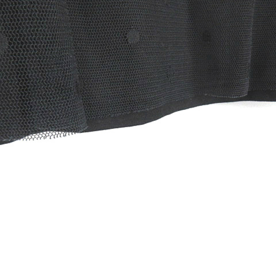 TSUMORI CHISATO(ツモリチサト)のツモリチサト レース切替 ドット 柄  長袖 トップス カットソー  黒 2 レディースのトップス(カットソー(長袖/七分))の商品写真