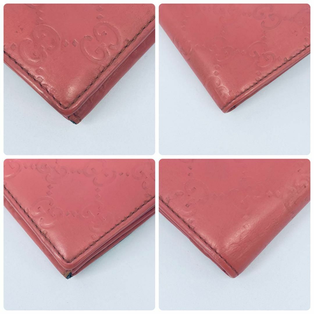 Gucci(グッチ)のGUCCI グッチ　ラブリーハート　シマ　長財布　ピンク系 レディースのファッション小物(財布)の商品写真
