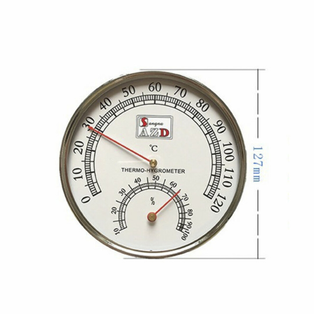 置き型 テント 吊り下げ アナログ 壁掛け 湿度計 温度計 サウナ インテリア/住まい/日用品の日用品/生活雑貨/旅行(タオル/バス用品)の商品写真
