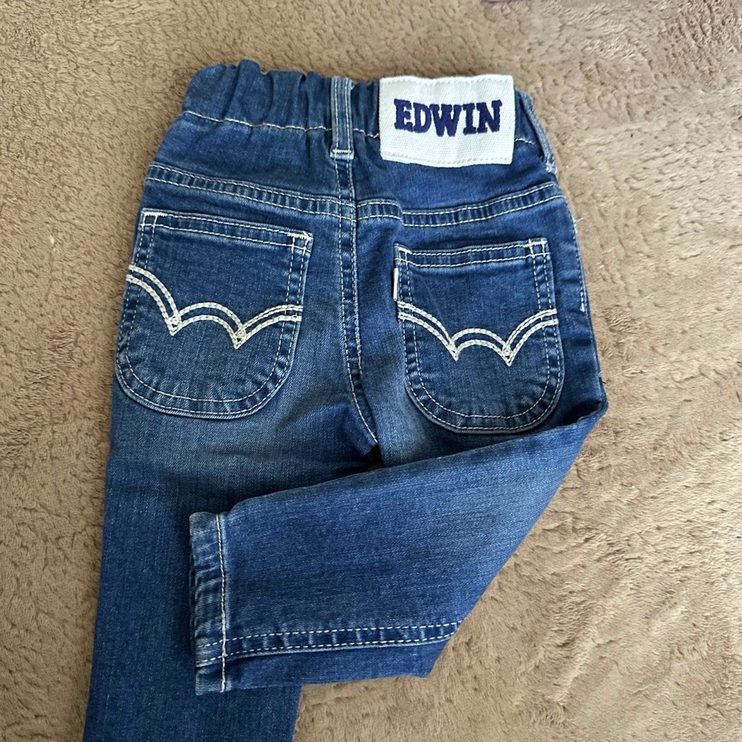 EDWIN(エドウィン)のEDWIN デニムパンツ　ベビー　80 キッズ/ベビー/マタニティのベビー服(~85cm)(パンツ)の商品写真