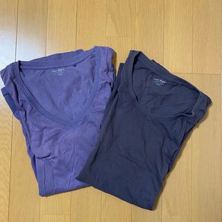 ユニクロ(UNIQLO)のTシャツ《ユニクロ》men's♦︎2枚♦︎Lサイズ(Tシャツ/カットソー(半袖/袖なし))