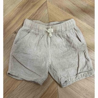 エイチアンドエム(H&M)のH&M 麻　ハーフパンツ　半ズボン　短パン　100 90(パンツ/スパッツ)