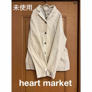 Heart Market - 試着のみ未使用！heart market 色々なボーダーラインが可愛いジャケット