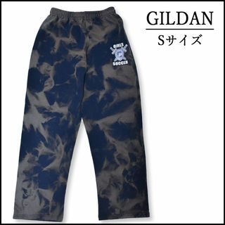 ギルタン(GILDAN)のメンズ服タイダイ柄ブリーチスウェットパンツS　古着屋　紺　グレー　プリント　柄物(その他)