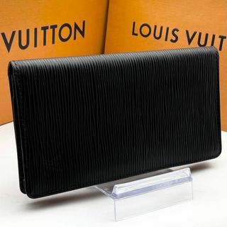 ルイヴィトン(LOUIS VUITTON)のルイヴィトン ポルトカルトクレディ エピ ノワール 札入れ 長財布 二つ折り(長財布)