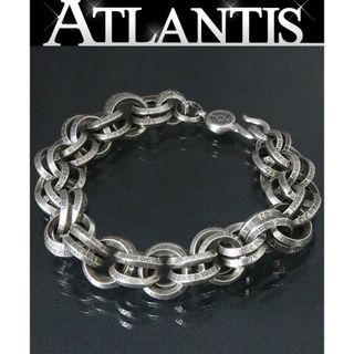 クロムハーツ(Chrome Hearts)のCHROME HEARTS 銀座店 クロムハーツ ダブルBリングブレス ブレスレット シルバー SV925 94490(ブレスレット)