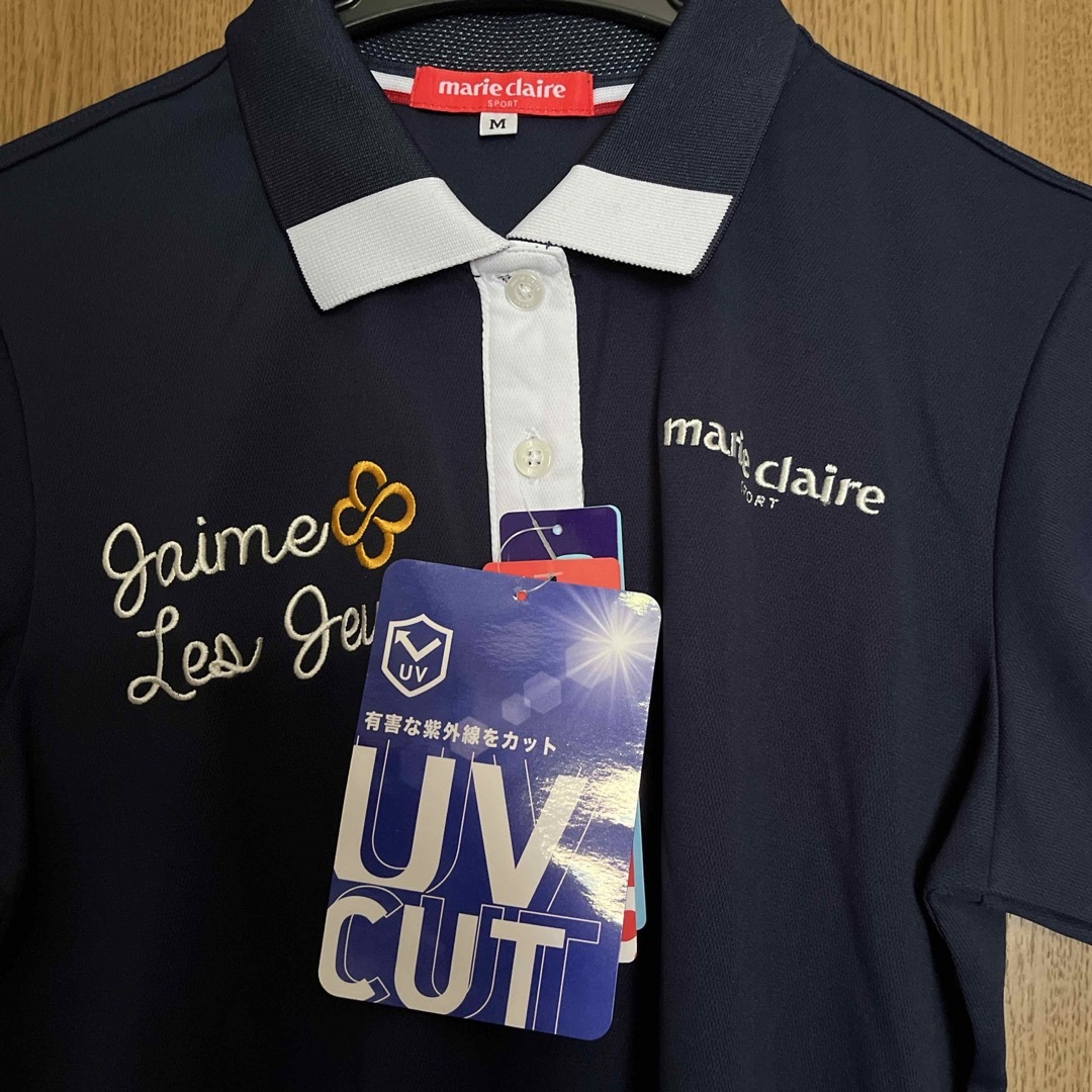 Marie Claire(マリクレール)のレディースゴルフウェア　マリクレール レディースのトップス(シャツ/ブラウス(半袖/袖なし))の商品写真