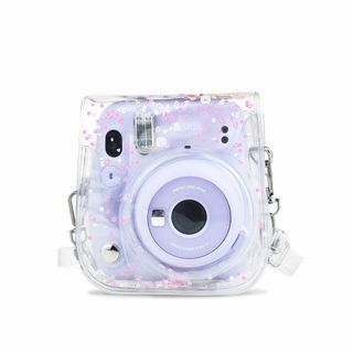 【色: ピンク】HIYQIN チェキケース,FUJIFILM instax mi(その他)