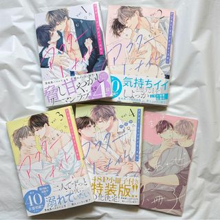 ハクセンシャ(白泉社)の新品同様 アフター·ミッドナイト·スキン 1〜4巻+小冊子 セット アフミス(ボーイズラブ(BL))