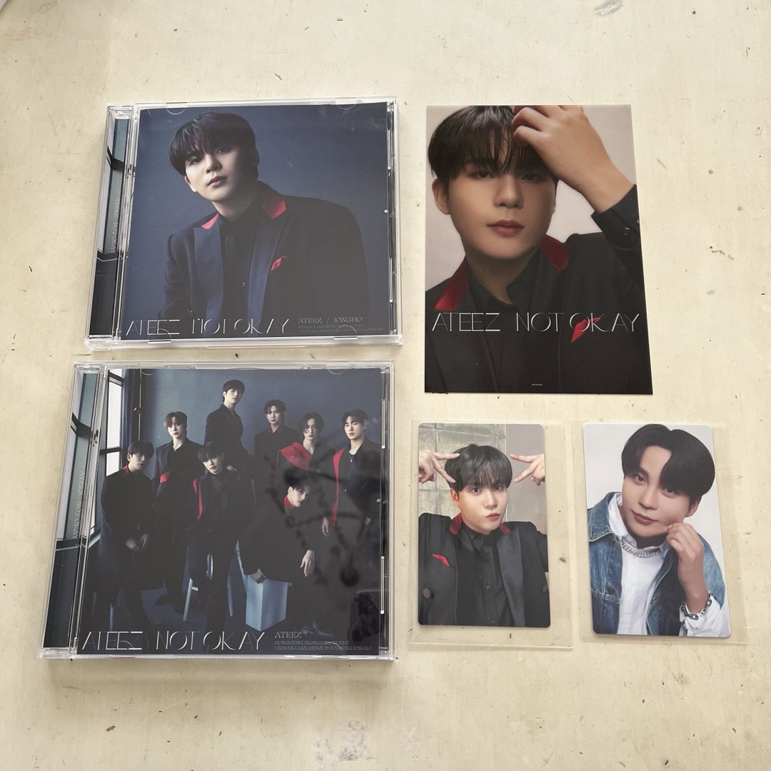 ATEEZ(エイティーズ)のATEEZ アチズ　トレカ　CD  NOT OKAY ジョンホ エンタメ/ホビーのCD(K-POP/アジア)の商品写真