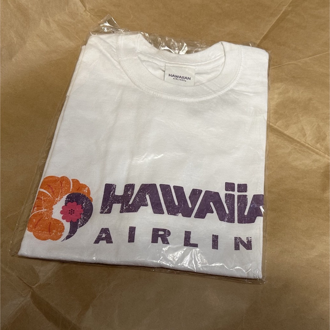 Hawaiian AirlinesハワイアンエアーTシャツL メンズのトップス(Tシャツ/カットソー(半袖/袖なし))の商品写真