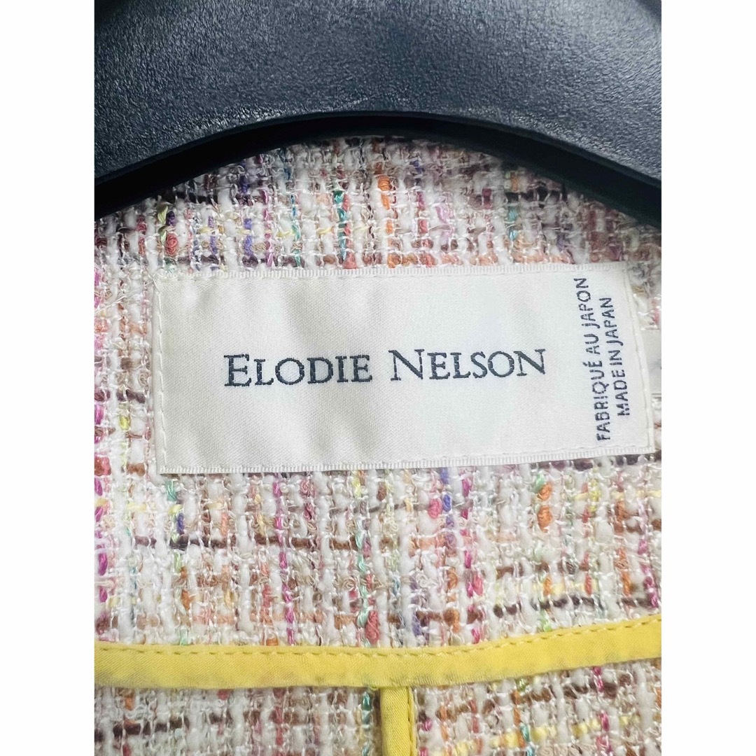 「ELODIE NELSON ショートジャケット」 レディースのジャケット/アウター(ノーカラージャケット)の商品写真