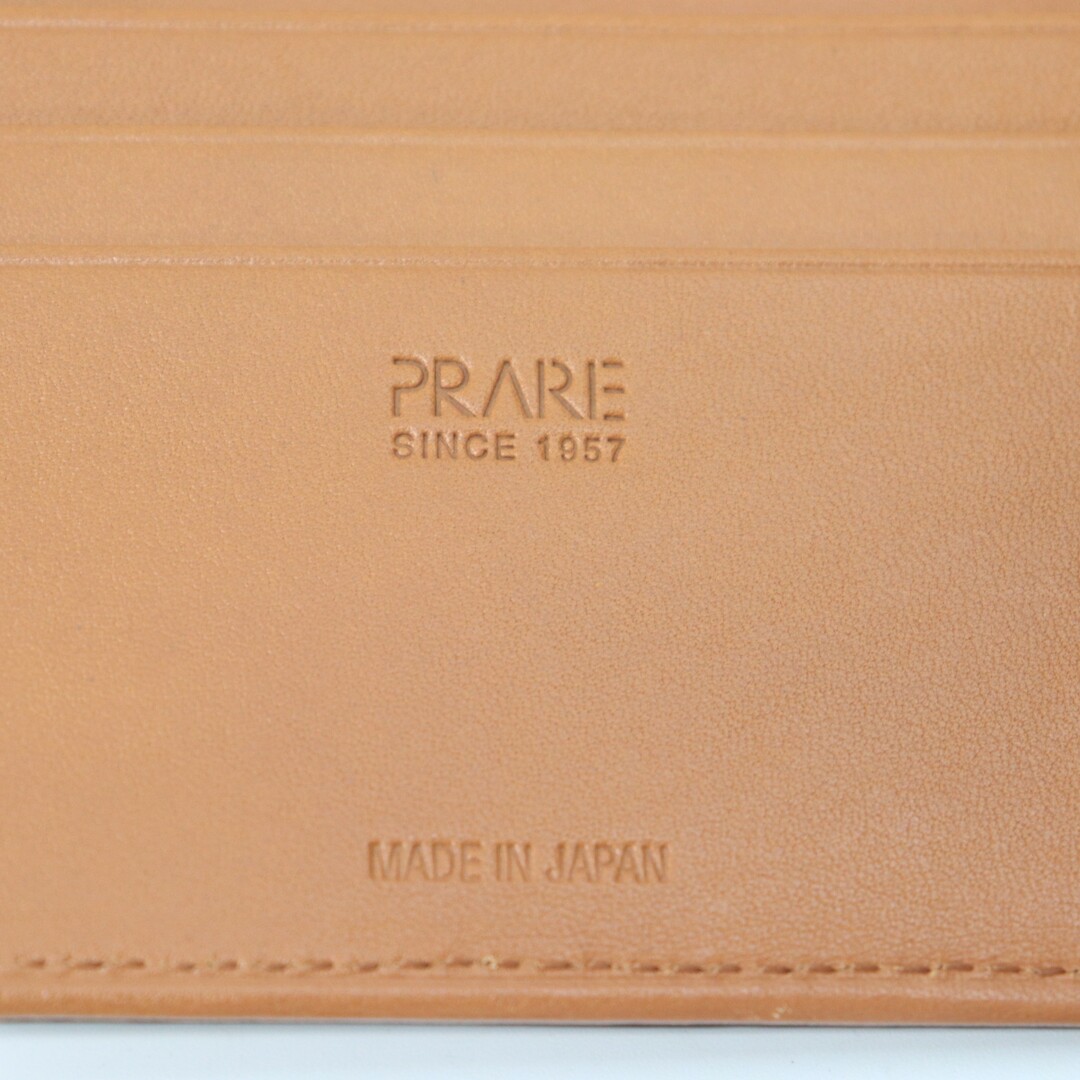 PRAIRIE(プレリー)のITPCDOG0QKBW 未使用 プレリー コードバン レザー コンパクト 二つ折り 財布 ウォレット 黒 ブラック メンズのファッション小物(折り財布)の商品写真