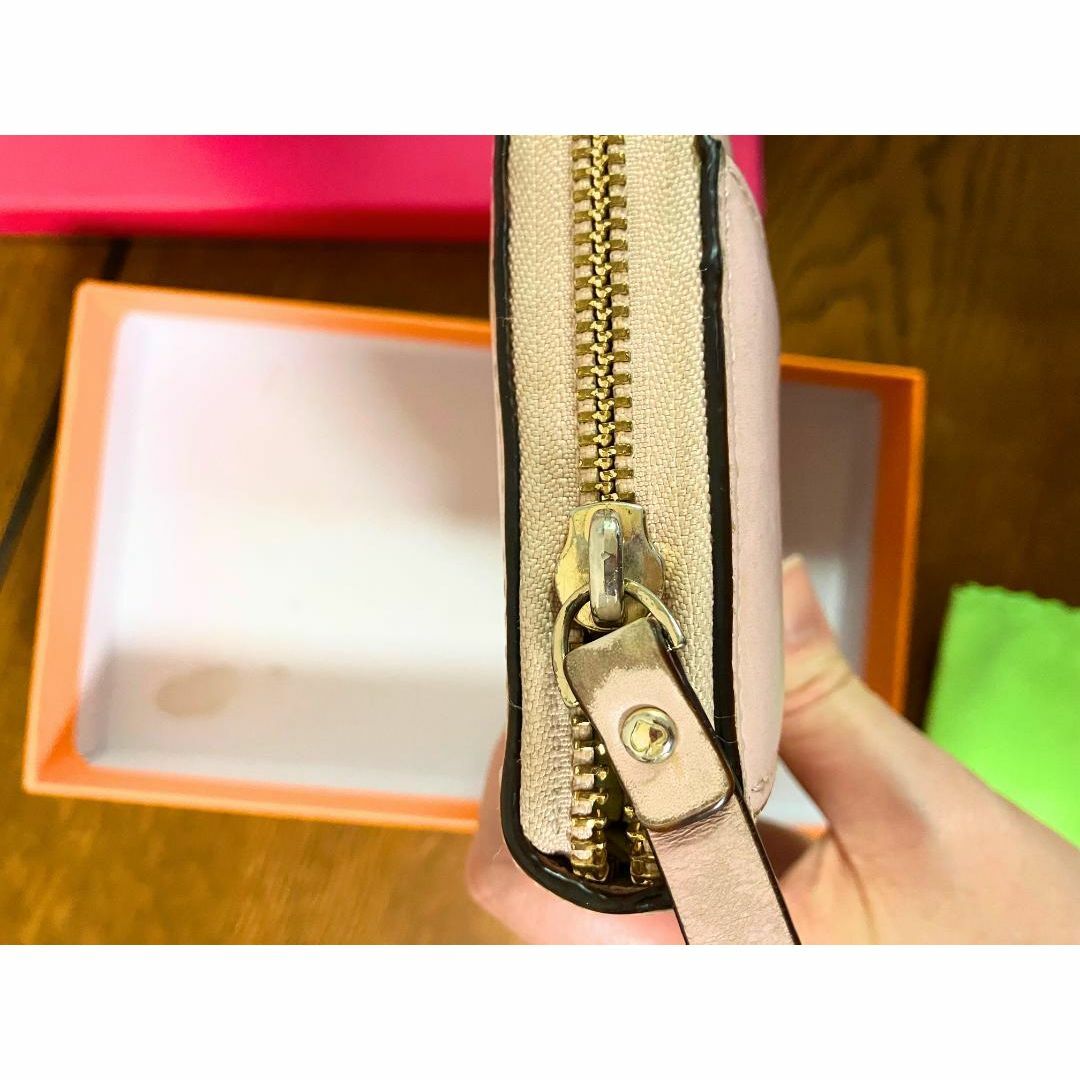 kate spade new york(ケイトスペードニューヨーク)の♡ケイトスペード♡Kate spade♡ピンクのリボン長財布 レディースのファッション小物(財布)の商品写真