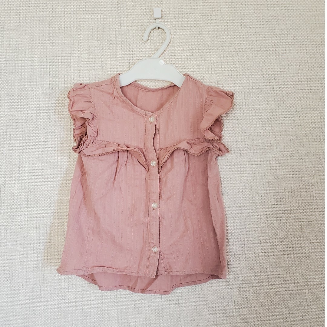 apres les cours(アプレレクール)のアプレ　ブラウス　100㎝ キッズ/ベビー/マタニティのキッズ服女の子用(90cm~)(ブラウス)の商品写真