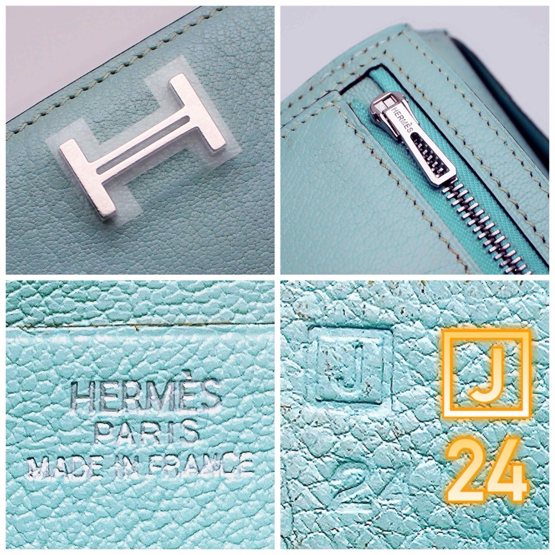 ✨海外輸入品✨値下げ不可⚠️HERMES エルメス べアン ミント レディースのファッション小物(財布)の商品写真