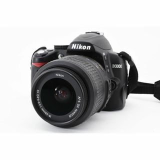 【カード付き】 Nikon ニコン D3000 レンズキット デジタル一眼カメラ(デジタル一眼)