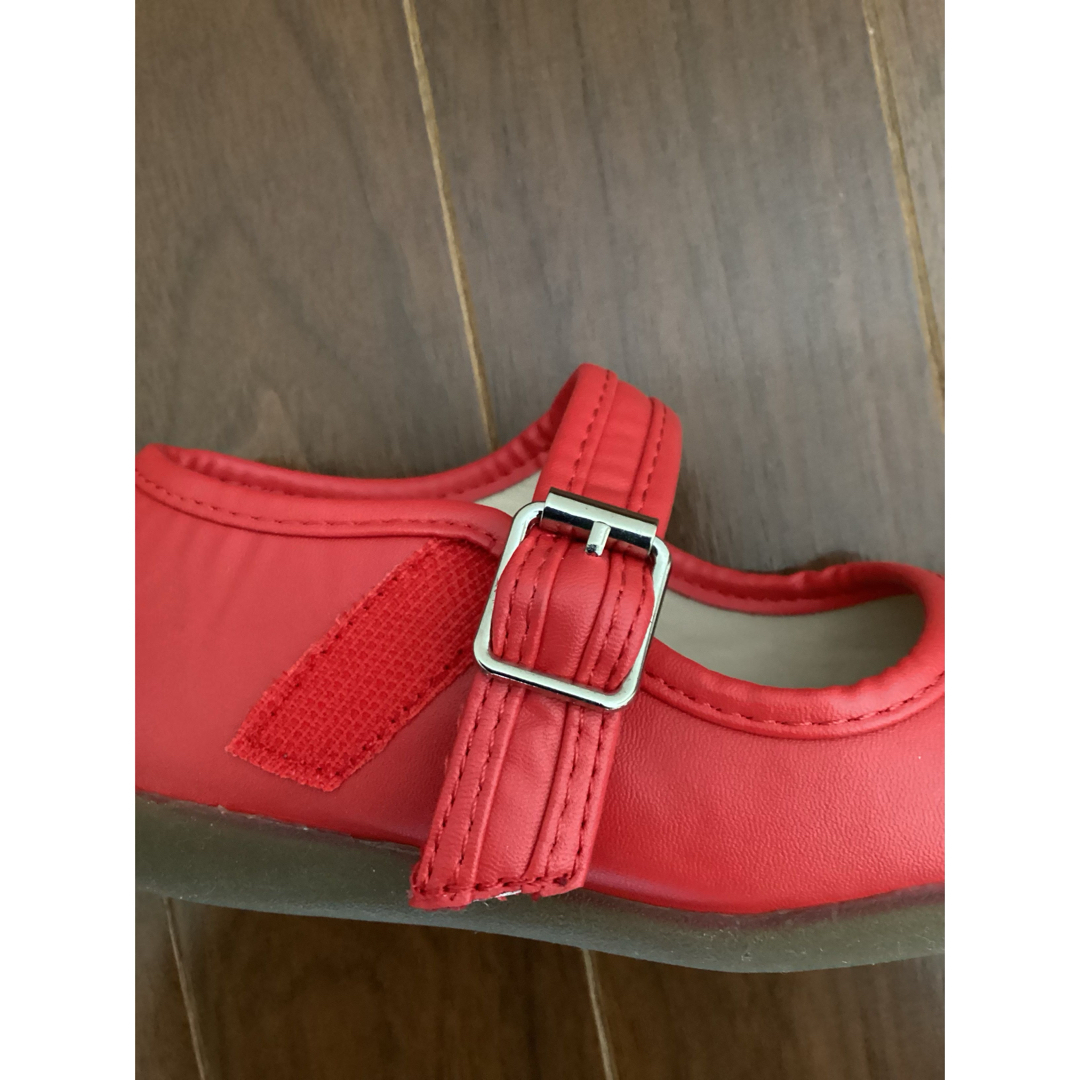 美品♡ mardi amber 赤い靴　フォーマルシューズ　17cm キッズ/ベビー/マタニティのキッズ靴/シューズ(15cm~)(フォーマルシューズ)の商品写真