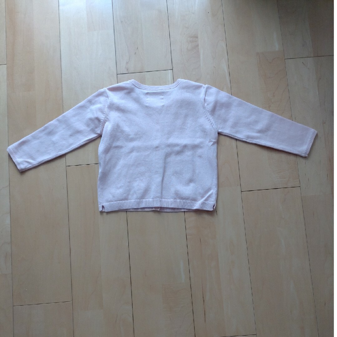 ZARA KIDS(ザラキッズ)のZARA GIRL'S　ピンクカーディガン　104cm キッズ/ベビー/マタニティのキッズ服女の子用(90cm~)(カーディガン)の商品写真