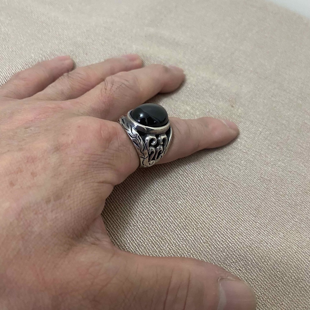 ブラックスター リング 指輪 シルバー 25年程前吉祥寺シルバーハーツにて購入  メンズのアクセサリー(リング(指輪))の商品写真